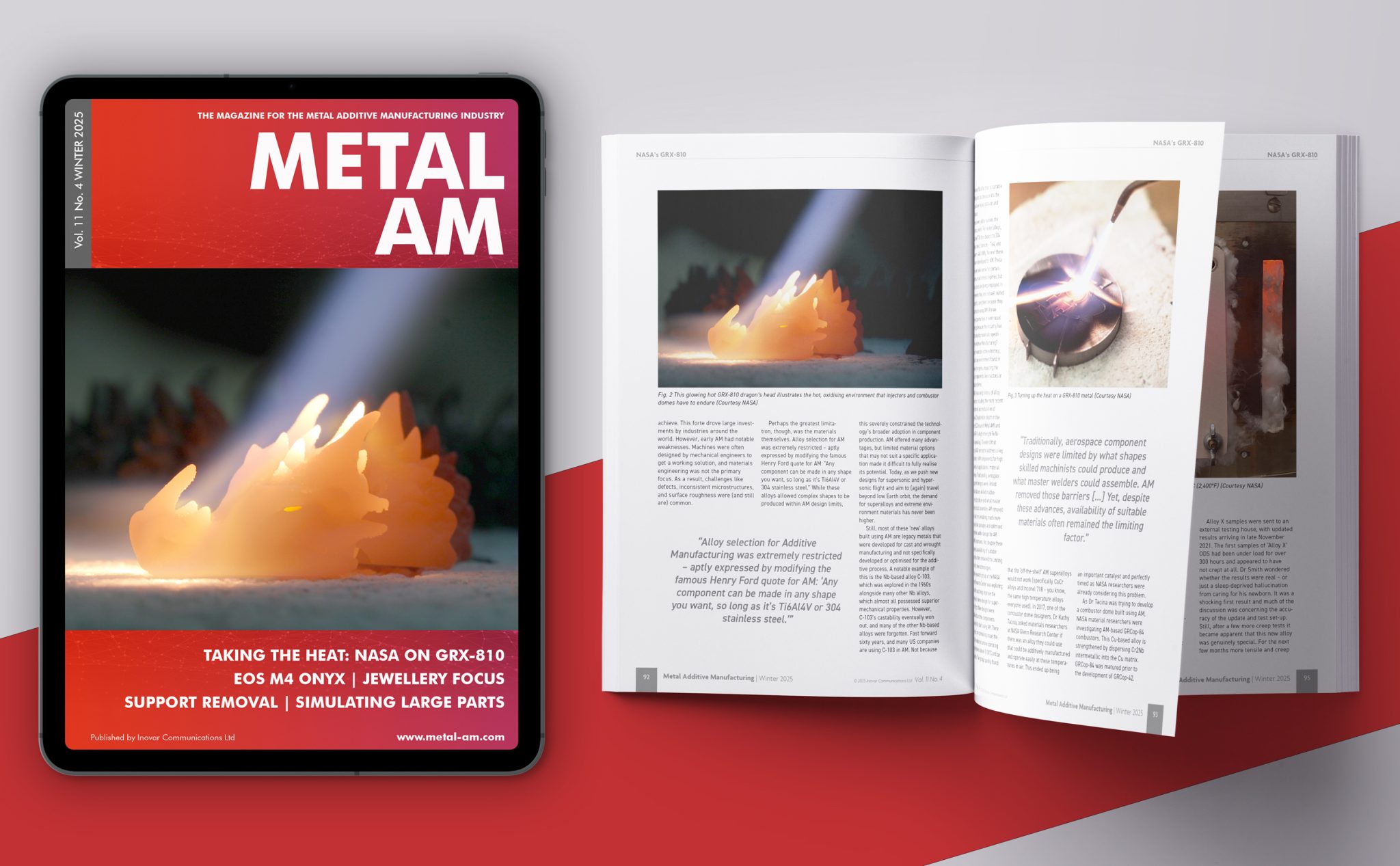 OUT NOW: Winter 2025 issue of Metal Additive Manufacturing Magazine ...